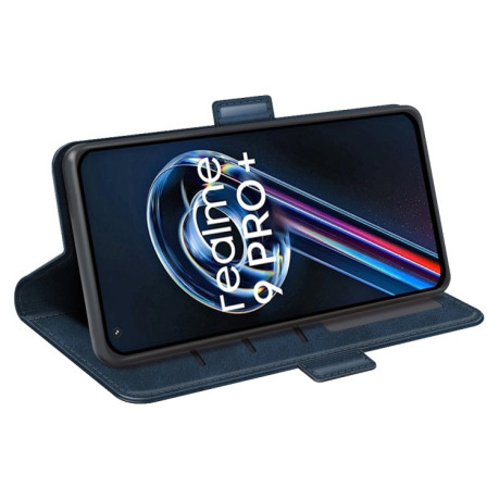 Чехол-книжка Dual-side Magnetic Buckle для Realme 9 Pro Plus/ Realme 9 4G - синий