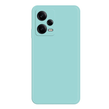 Противоударный чехол Imitation Liquid Silicone для Xiaomi Redmi Note 12 Pro 5G- голубой