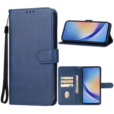 Чехол-книжка EsCase Leather для Samsung Galaxy A35 - синий