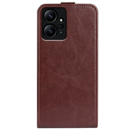 Фліп-чохол R64 Texture Single на Xiaomi Redmi Note 12 4G - коричневий