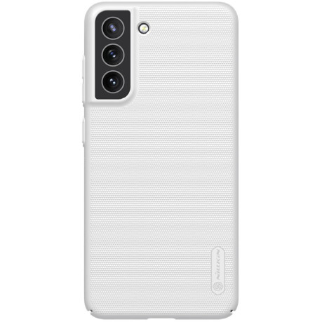 Чехол NILLKIN Frosted Shield на Samsung Galaxy S21 FE - белый