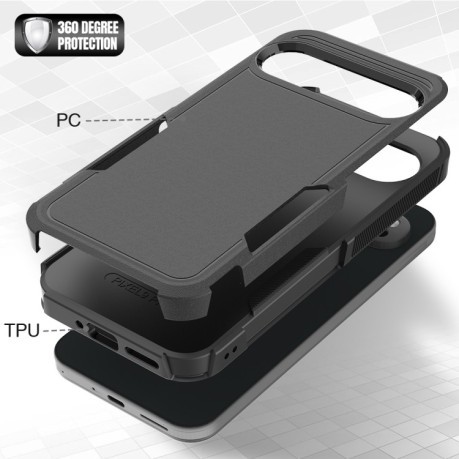Протиударний чохол Armor 2 in 1 для Google Pixel 9 Pro XL - чорний