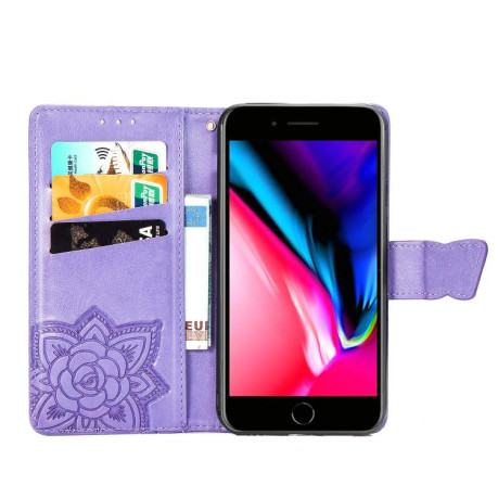 Чохол-книжка Butterfly Love Flower Embossed для iPhone 16e - Lavender