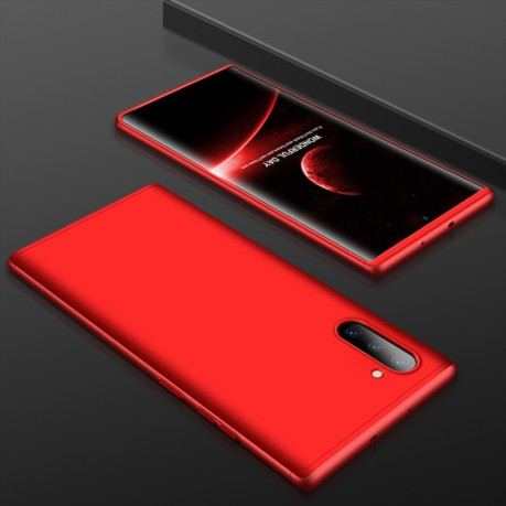 Противоударный чехол GKK Three Stage Splicing Full Coverage на Samsng Galaxy Note10- красный