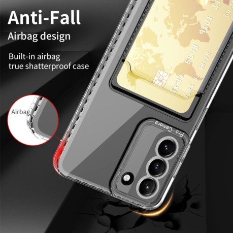 Противоударный чехол Card Bag для Samsung Galaxy A73 - прозрачный
