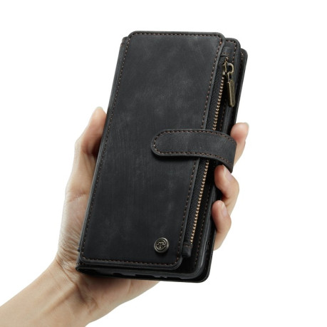 Кожаный чехол-кошелек CaseMe-C30 для Samsung Galaxy A13 4G - черный