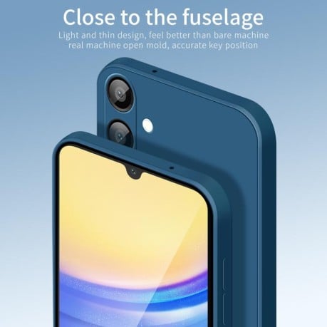 Силиконовый чехол PINWUYO Sense Series на Samsung Galaxy A17 - синий