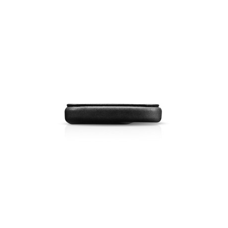 Кожаный чехол-книжка iCarer CE Oil Wax Premium для iPhone 15 Pro - черный