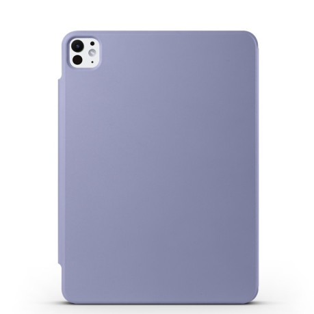 Чехол-книжка Fixed Buckle Magnetic Demation Leather для iPad Pro 13 2024 - фиолетовый