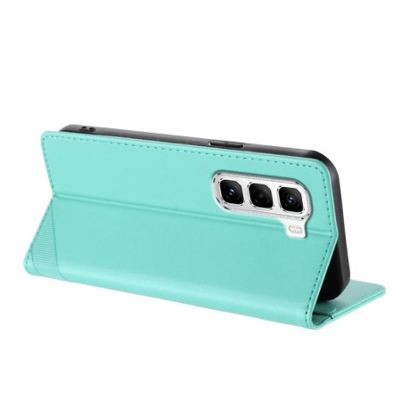 Чехол-книжка Embossed Multi-functional Wallet Retro Leather на Infinix Hot 50 Pro 4G - зеленый