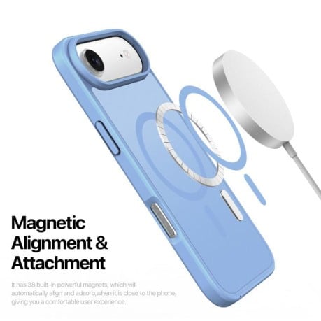 Чохол DUX DUCIS Yind Series із MagSafe гібрид на iPhone Air - блакитний