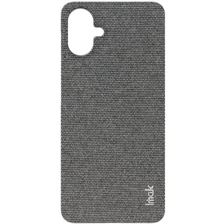 Чехол imak Ruiyi Series с фактурой Cloth на Samsung Galaxy A07 4G - темно-серый