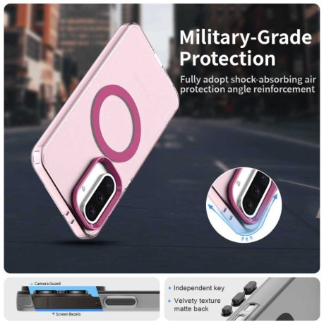Протиударний чохол MagSafe Holder PC Hybrid  для Samsung Galaxy A36 5G - червоний