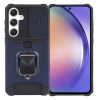 Противоударный чехол Armor Camera Shield для Samsung Galaxy A55 5G - синий