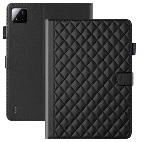 Чехол-книжка Rhombus Lattice Leather для Xiaomi Pad 7 / 7 Pro - черный