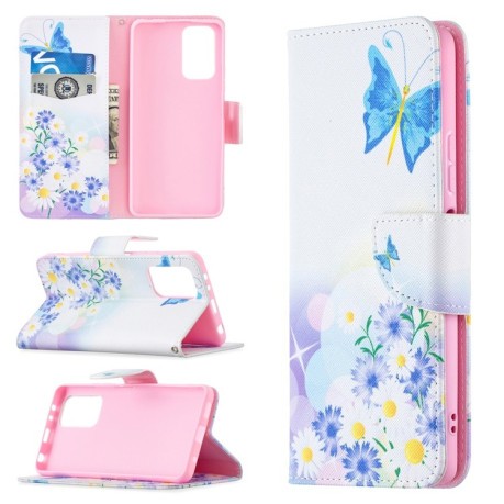Чохол-книжка Colored Drawing Series на Xiaomi Redmi Note 10 Pro / Note 10 Pro Max - Butterfly Love