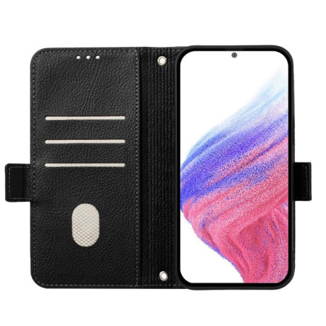 Чехол-книжка Magnetic RFID Anti-theft Leather для Poco 8 Pro/Redmi Note 15 Pro+ 5G Global 163.6mm — чёрный
