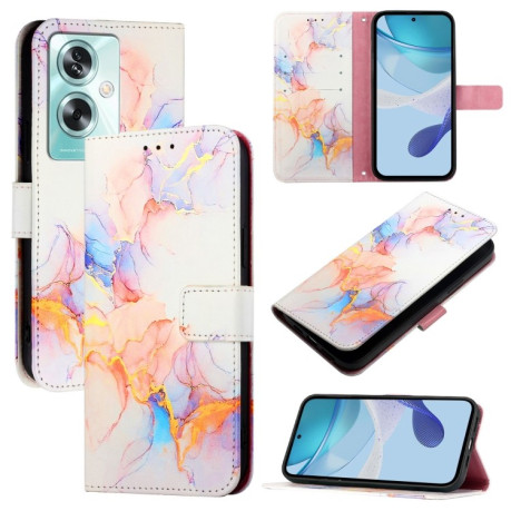 Чехол-книжка PT003 Marble Pattern на OnePlus Nord N30 SE 5G - Marble White