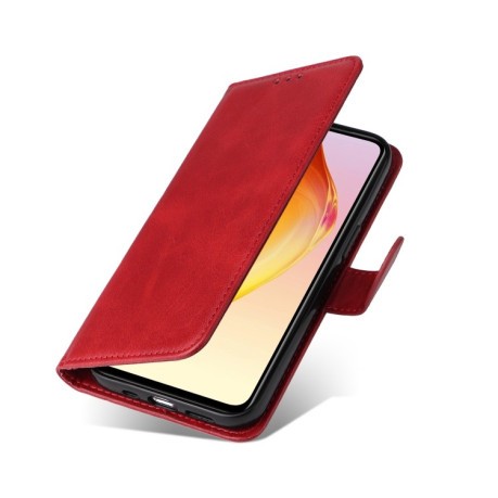 Чохол-книжка Classic Calf Texture Flip Leather для Vivo V25 5G/V25e 4G/X80 Lite - червоний