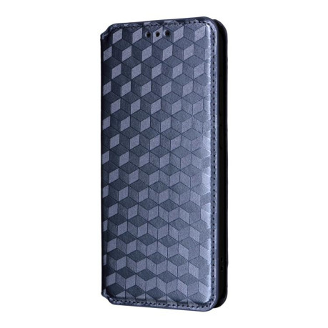 Чехол-книжка Cubic Grid Calf Texture для OnePlus 13T - синий