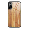 Протиударний чохол Wood Grain Glass на Samsung Galaxy S21-М03