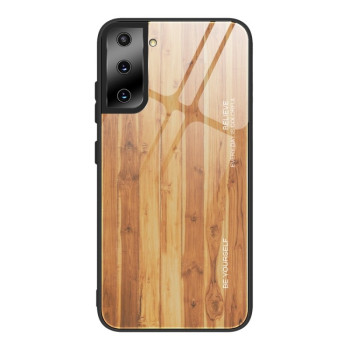 Протиударний чохол Wood Grain Glass Samsung Galaxy S21 Ultra - M03