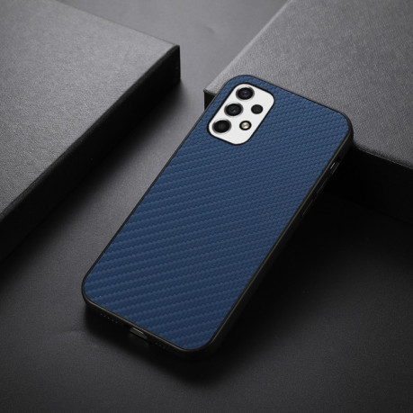 Противоударный чехол Carbon Fiber Skin для Samsung Galaxy A53 5G - синий