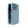 Ударозащитный чехол Double-color для iPhone 13 Pro - голубой