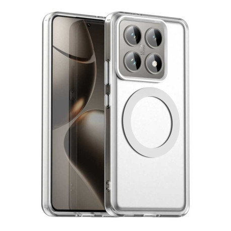 Противоударный чехол MagSafe Holder PC Hybrid для Xiaomi 14T - белый