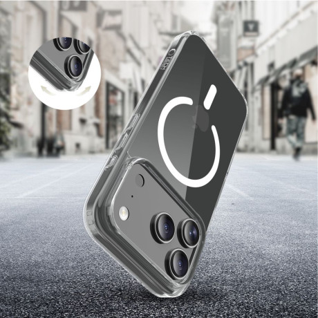 Чехол Tech-Protect FlexAir Hybrid с MagSafe на iPhone 17 Pro - Clear