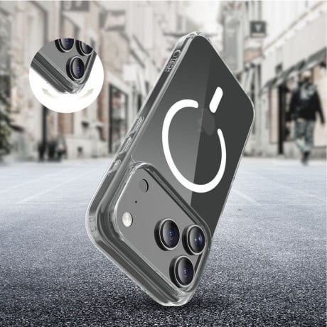 Чехол Tech-Protect FlexAir Hybrid с MagSafe на iPhone 17 Pro Max - Clear