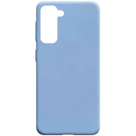 Силиконовый чехол Candy для Samsung Galaxy S21 - Lilac Blue