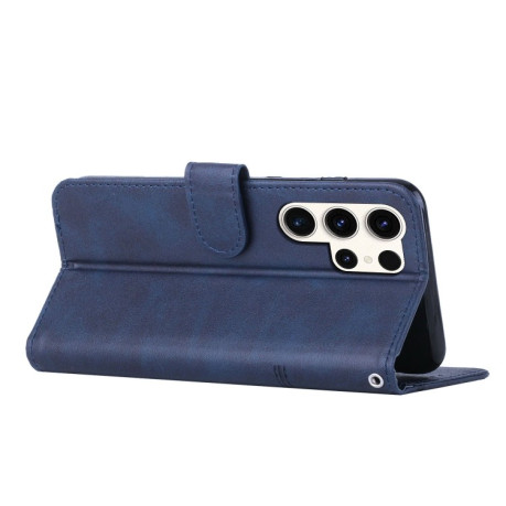 Чехол-книжка Stitching Calf Texture для Samsung Galaxy S25 Ultra 5G - синий