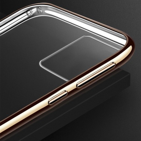 Силиконовый чехол G-Case Shiny Series для Samsung Galaxy S20 -золотой