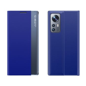 Чехол-книжка Clear View Standing Cover на Xiaomi 12 Pro - синий