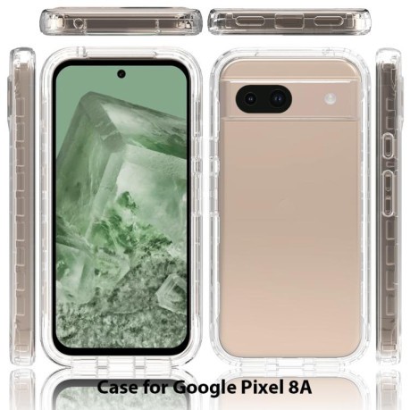 Чохол Shockproof Clear Gradient PC + TPU для Google Pixel 8a - синій