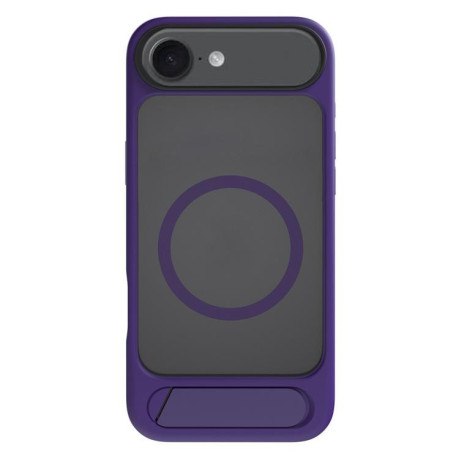 Протиударний чохол Kalebol MagSafe Invisible Tilt Holder PC Hybrid TPU для iPhone Air - фіолетовий