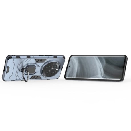 Протиударний чохол HMC 360 Degree Rotating Holder на Realme 12 Pro / 12 Pro+ - синій
