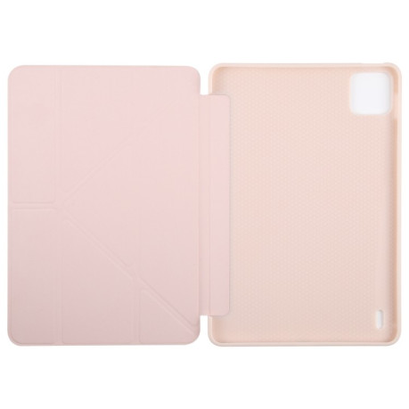Чехол-книжка Demation Silicone Leather для Xiaomi Pad 7 / 7 Pro - розовое золото