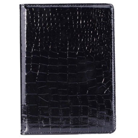 Кожаный Чехол Crocodile Texture 360 Degree Rotation черный для iPad Air 2