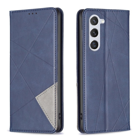 Чехол-книжка Rhombus Texture для Samsung Galaxy S24 5G - синий
