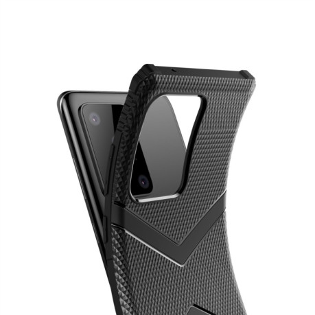 Противоударный чехол Diamond Shield TPU Drop Protection на Samsung Galaxy S20 Ultra -зеленый