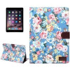Кожаный Чехол Flower Case синий для iPad Air 2