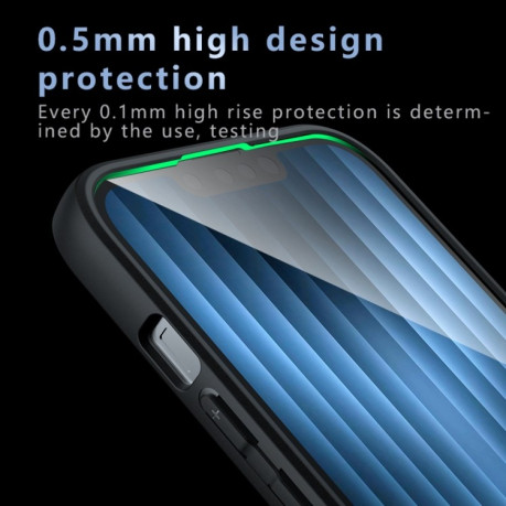 Противоударный чехол Armor Precise Hole PC Hybrid TPU для iPhone 16e - прозрачный