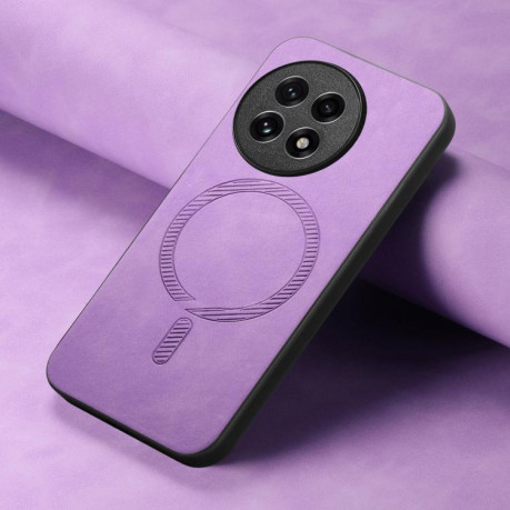 Чохол Solid Color Retro Magsafe для OnePlus 13R/Ace 5/Ace 5 Pro/5 Pro - фіолетовий