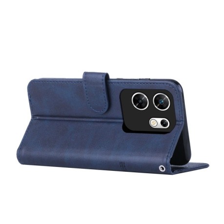 Чехол-книжка Stitching Calf Texture для Infinix Zero 30 4G - синий