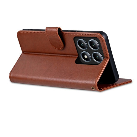 Чохол-книжка AZNS Magnetic Calf на Xiaomi 14T Pro - коричневий