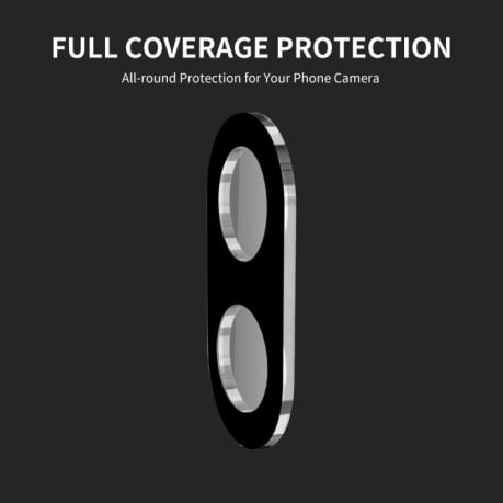 Комплект Захисту камери ENKAY Hat-Prince 9H  Round Edge для Samsung Galaxy Flip 6 - чорний