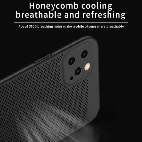Ультратонкий чохол MOFI Breathable PC Ultra-thin All-inclusive на iPhone 11 Pro Max -червоний