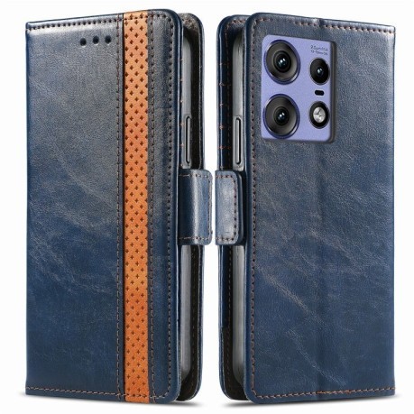 Чохол-книжка Dual-side Magnetic Buckle для Motorola Edge 50 Ultra - синій